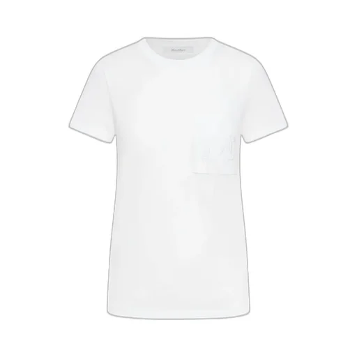 Max Mara Papaia Logo Embroidered Crewneck T-Shirt