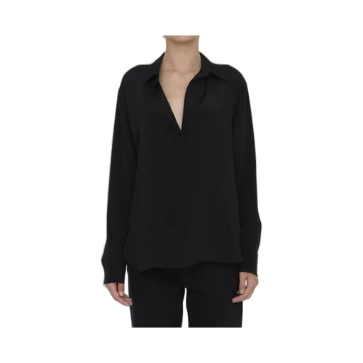 Max Mara Zanzero V-Neck Long-Sleeved Shirt