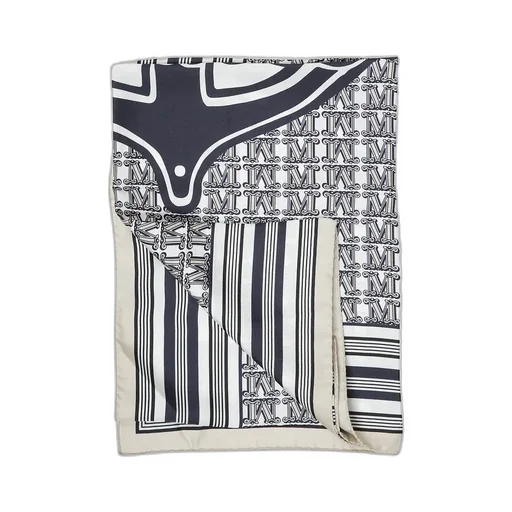 Max Mara Carre 90 W All-Over Printed Scarf