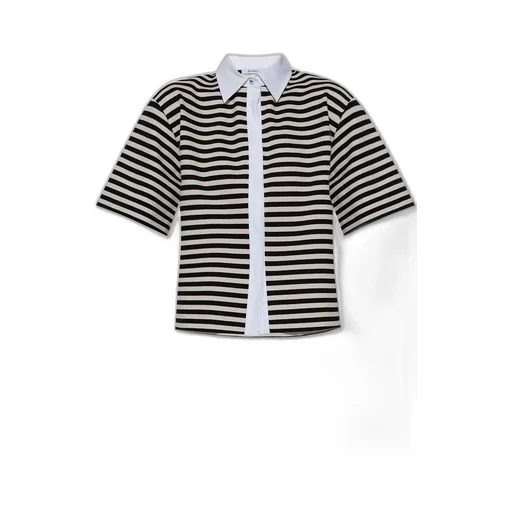 Max Mara Wilson Short-Sleeved Striped Shirt