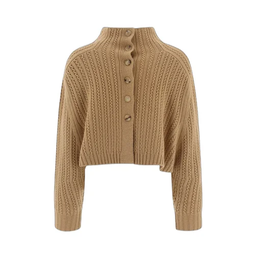 Max Mara Hodeida High Neck Cropped Cardigan