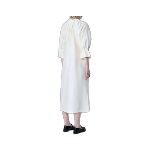 Max Mara Jene Ruffle Detailed Drawstring Dress