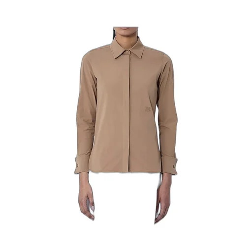 Max Mara Ala Logo Detailed Long-Sleeved Shirt