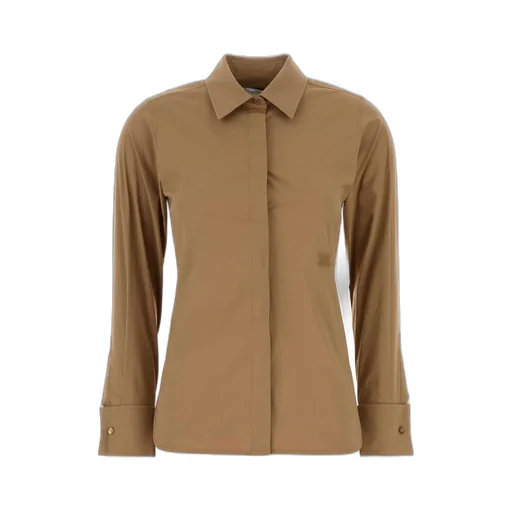 Max Mara Ala Logo Detailed Long-Sleeved Shirt