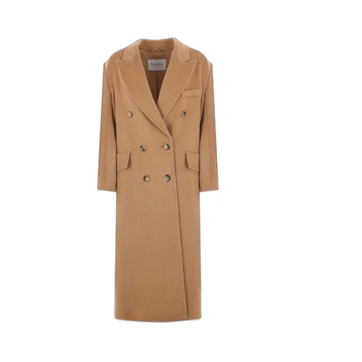 Max Mara Fungo Double-Breasted Long-Sleeved Coat