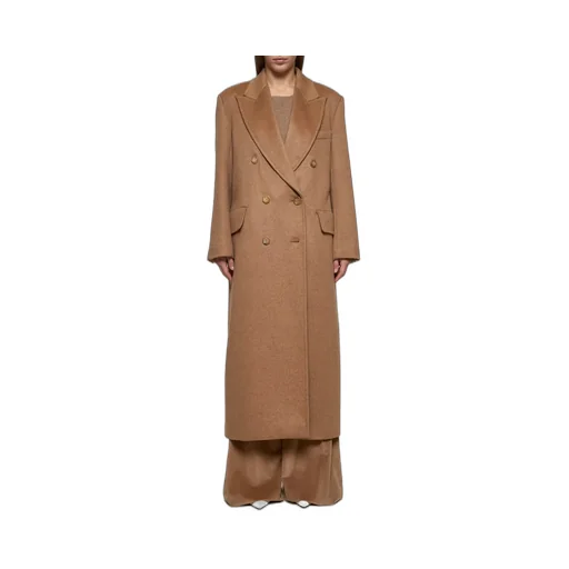 Max Mara Fungo Double-Breasted Long-Sleeved Coat