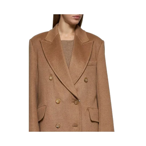 Max Mara Fungo Double-Breasted Long-Sleeved Coat
