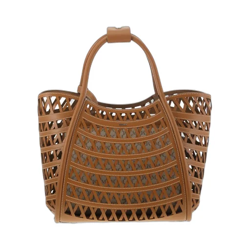 Max Mara Logo Plaque Cut-Out Tote Bag