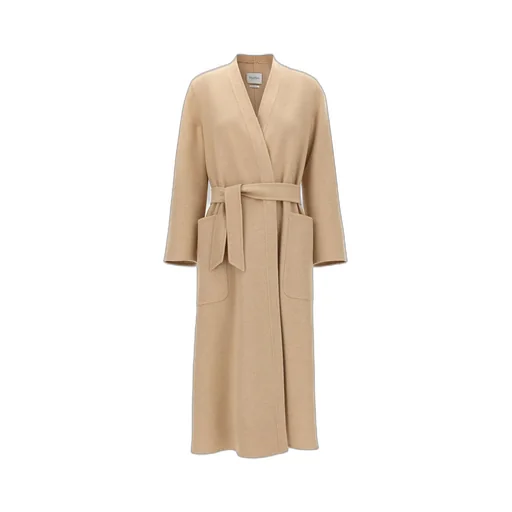 Max Mara Vezzose Belted Long-Sleeved Coat