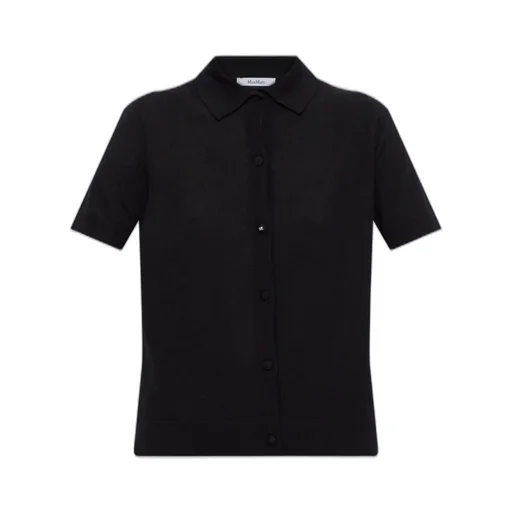 Max Mara Collared Short-Sleeve Polo Shirt
