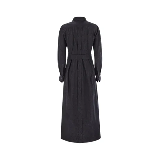 Max Mara Aller Belted Denim Dress