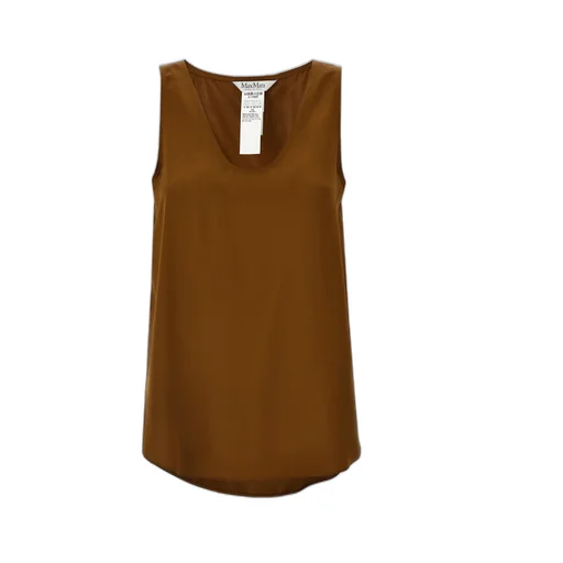 Max Mara Filly V-Neck Sleeveless Top
