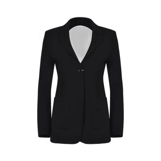 Max Mara Single-Breasted Open Back Jacket
