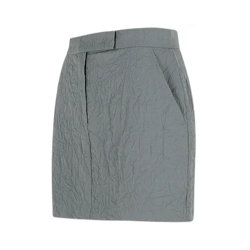 Max Mara Abate1234 Wrinkled Effect Mini Skirt