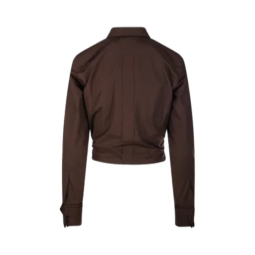 Max Mara Angio Button Detailed Gathered Shirt