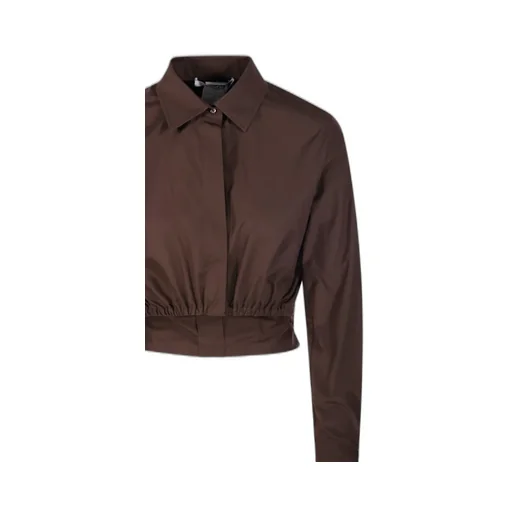 Max Mara Angio Button Detailed Gathered Shirt