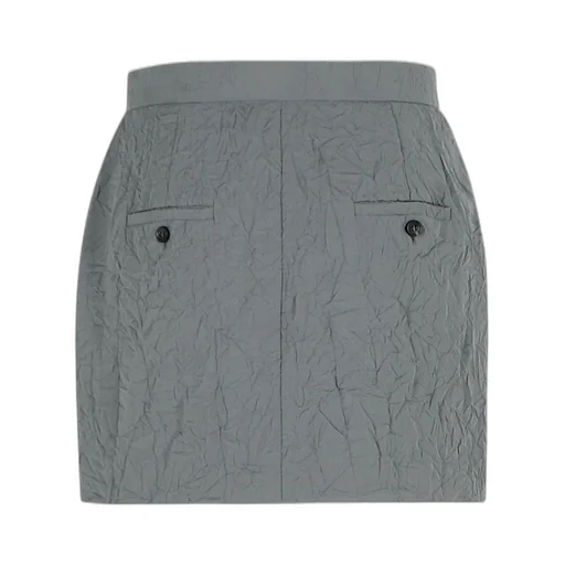 Max Mara Abate1234 Wrinkled Effect Mini Skirt