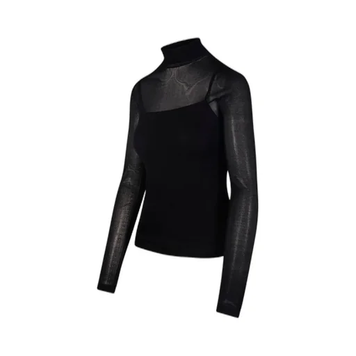 Max Mara High Neck Long-Sleeved Top