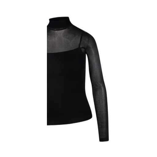 Max Mara High Neck Long-Sleeved Top
