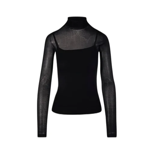 Max Mara High Neck Long-Sleeved Top