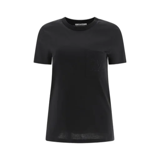 Max Mara Papaia Logo Embroidered Crewneck T-Shirt