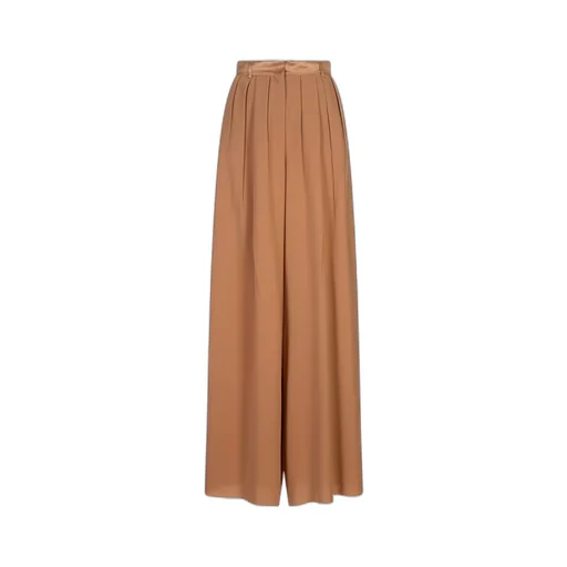 Max Mara Pleated Wide Leg Trousers