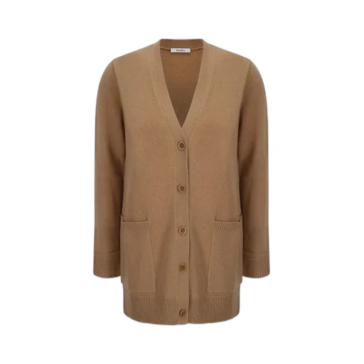 Max Mara Villar V-Neck Long-Sleeved Cardigan