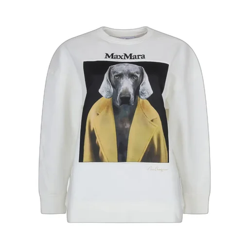 Max Mara Logo Embroidered Crewneck Sweatshirt