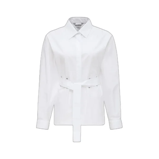 Max Mara Belted Button-Up Shirt