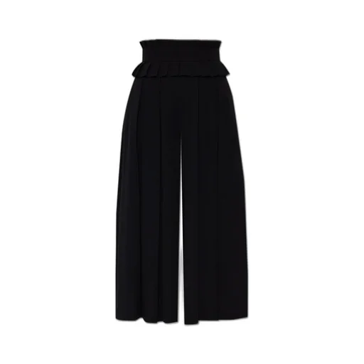 Max Mara Stadion Pleated Wide-Leg Trousers