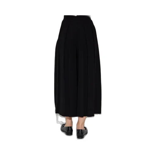 Max Mara Stadion Pleated Wide-Leg Trousers