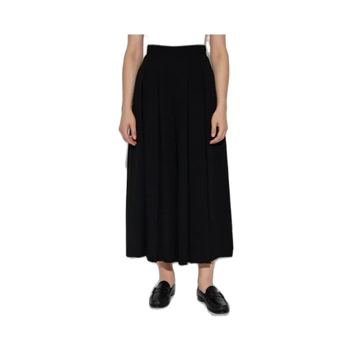 Max Mara Stadion Pleated Wide-Leg Trousers