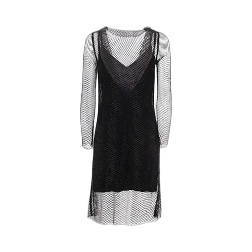 Max Mara Mesh Long-Sleeved Dress