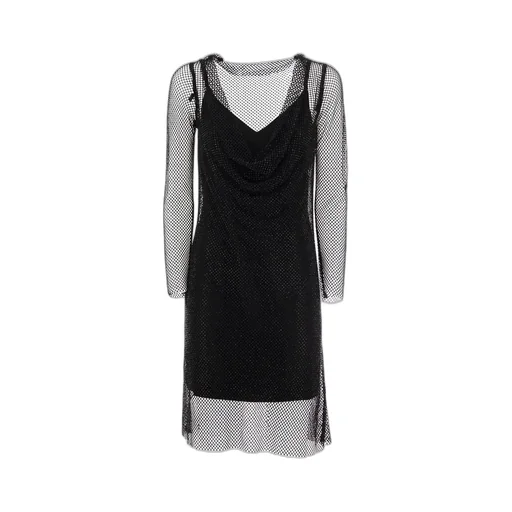 Max Mara Mesh Long-Sleeved Dress