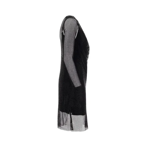Max Mara Mesh Long-Sleeved Dress
