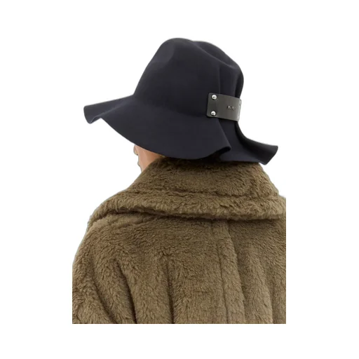 Max Mara Felt Wool Floppy Brim Hat