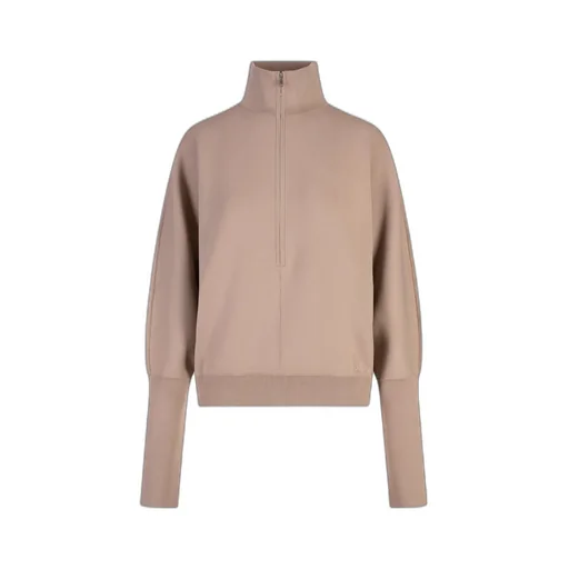 Max Mara Zip-Up High Neck Cardigan