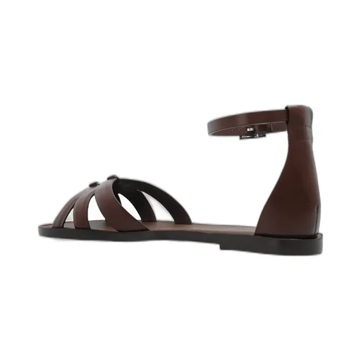 Max Mara Buckle Detailed Open Toe Sandals