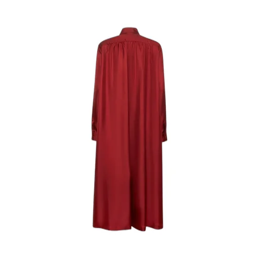 Max Mara Buttoned Long-Sleeved Dress