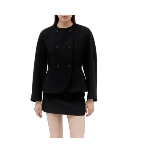 Max Mara Double-Breasted Long-Sleeved Jacket