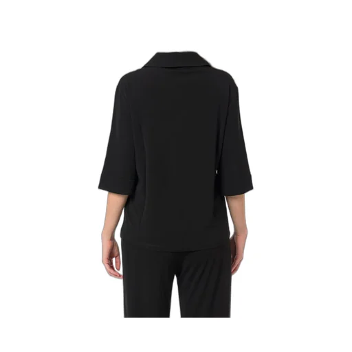 Max Mara V-Neck Three-Quarter-Sleeved Blouse