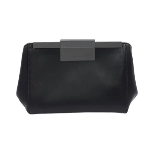 Max Mara Logo Engraved Clutch Bag