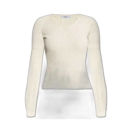 Max Mara Gioisa V-Neck Long-Sleeved Jumper