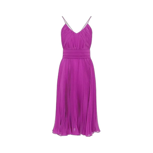 Max Mara Pleated Sleeveless Dress