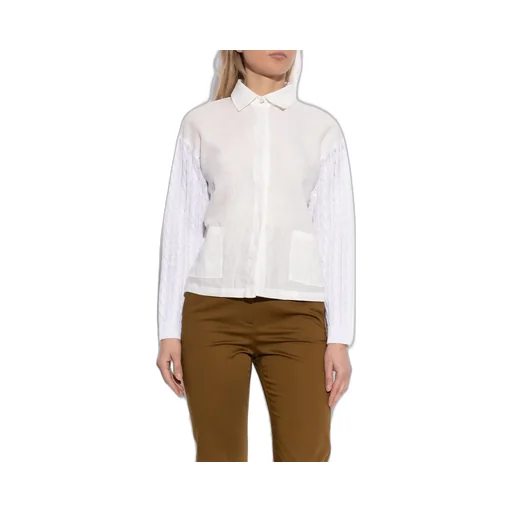 Max Mara Klaus Button Detailed Long-Sleeved Shirt