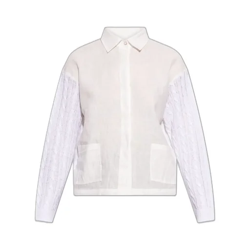 Max Mara Klaus Button Detailed Long-Sleeved Shirt