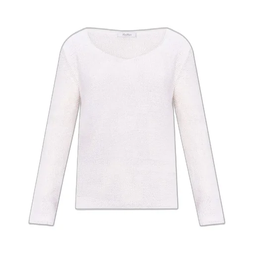Max Mara Palazzi Wide Neck Long-Sleeved Jumper