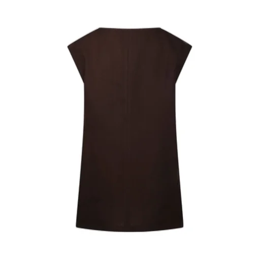 Max Mara Colimbo V-Neck Sleeveless Top