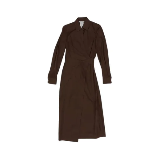 Max Mara Agrume Wrap Long-Sleeved Dress