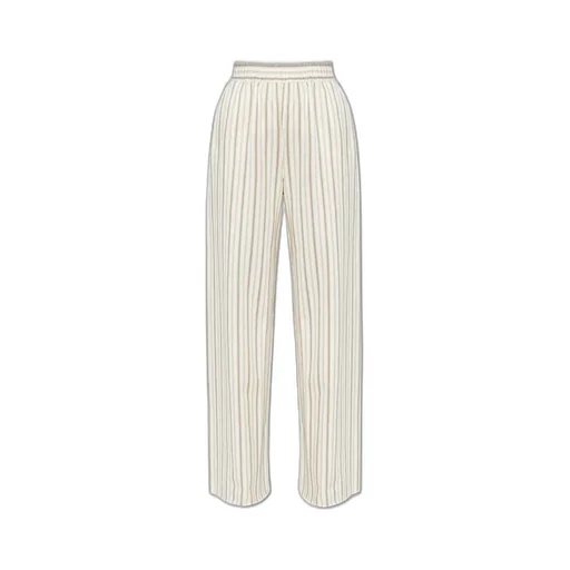 Max Mara Striped Elastic-Waist Pants